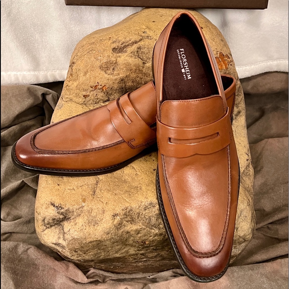 Mens Florsheim Paladino Dress Shoe, Carmel color